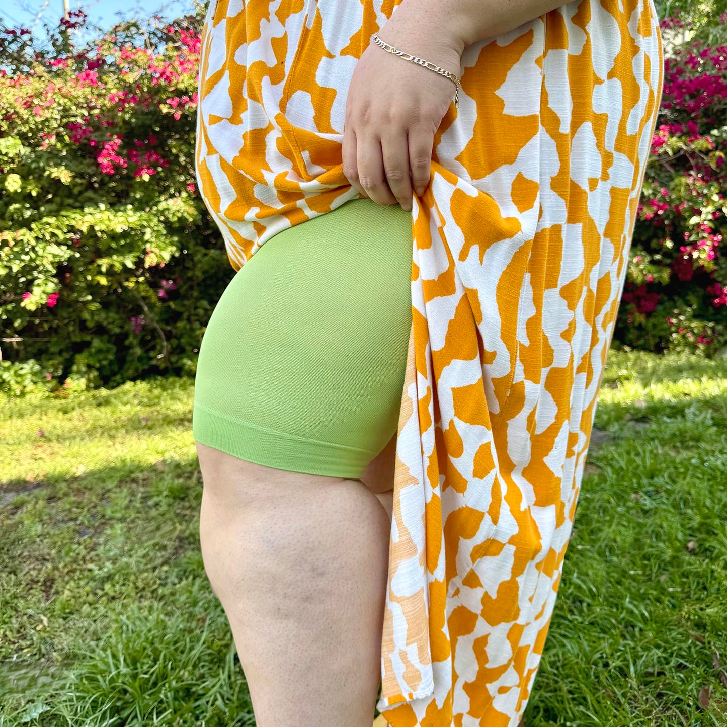 Stay Cool Chub Rub Shorts - Matcha