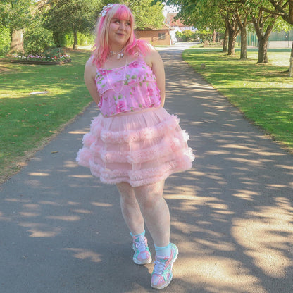 Hot Patootie Fishnets - Ivory