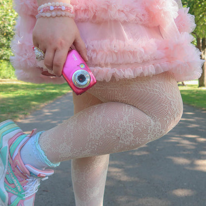 Hot Patootie Fishnets - Ivory