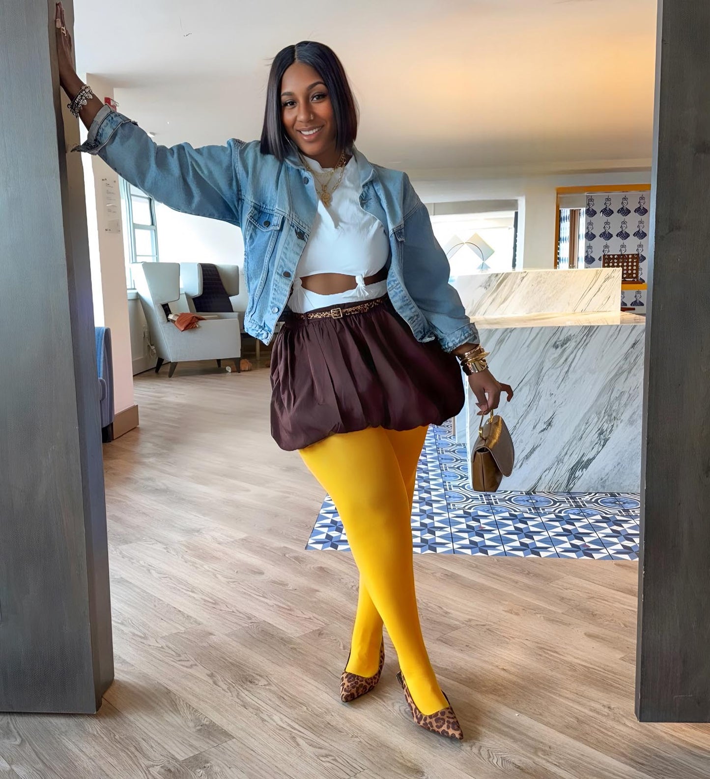 80 Denier Tights - Mimosa