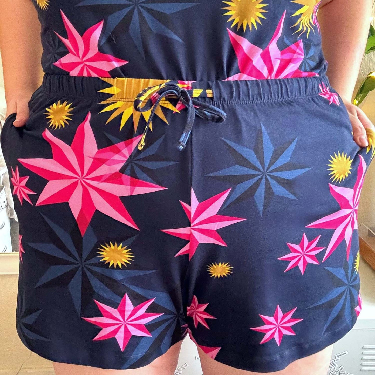 Organic Cotton PJ Shorts - Stars