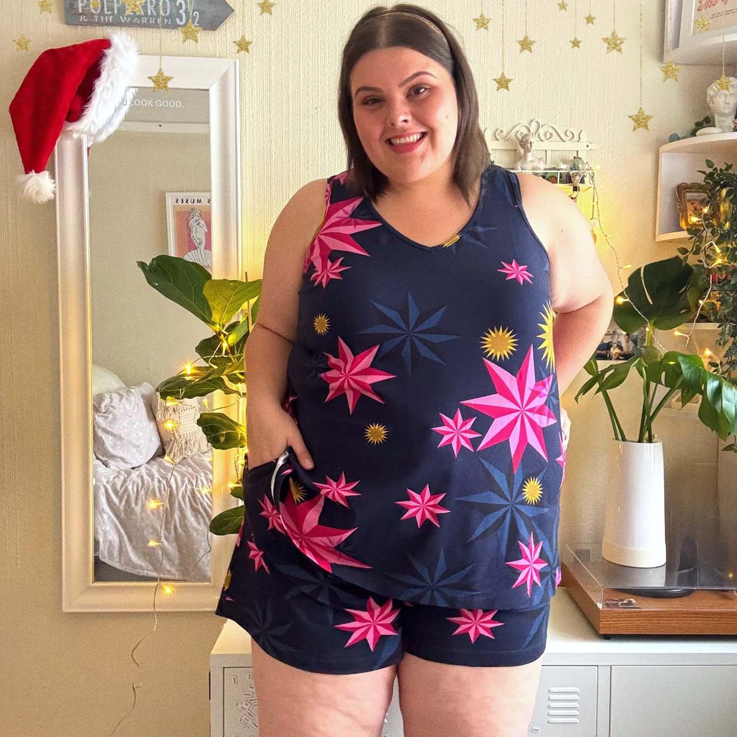 Organic Cotton PJ Shorts - Stars