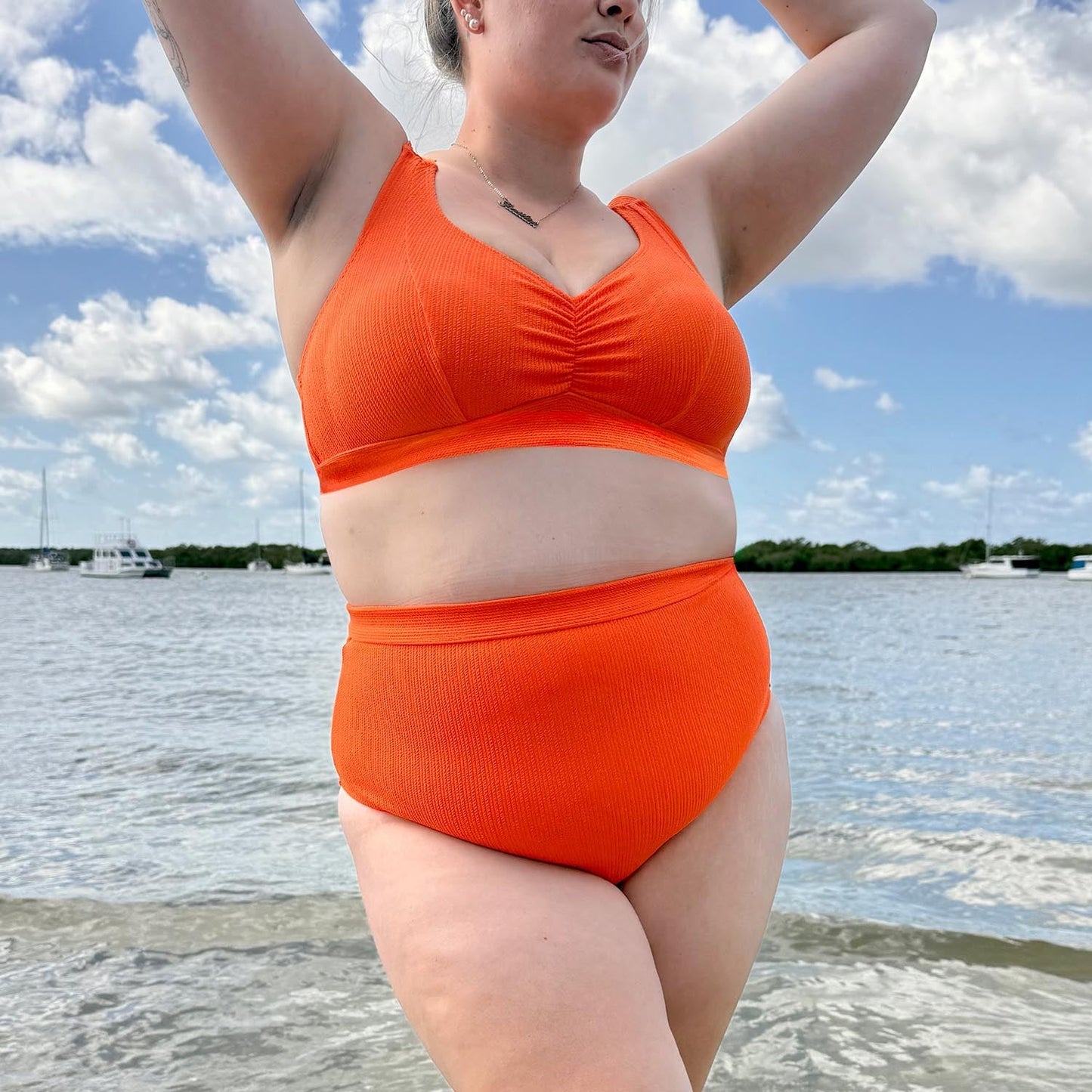 Tidelands Bikini Top - Zest