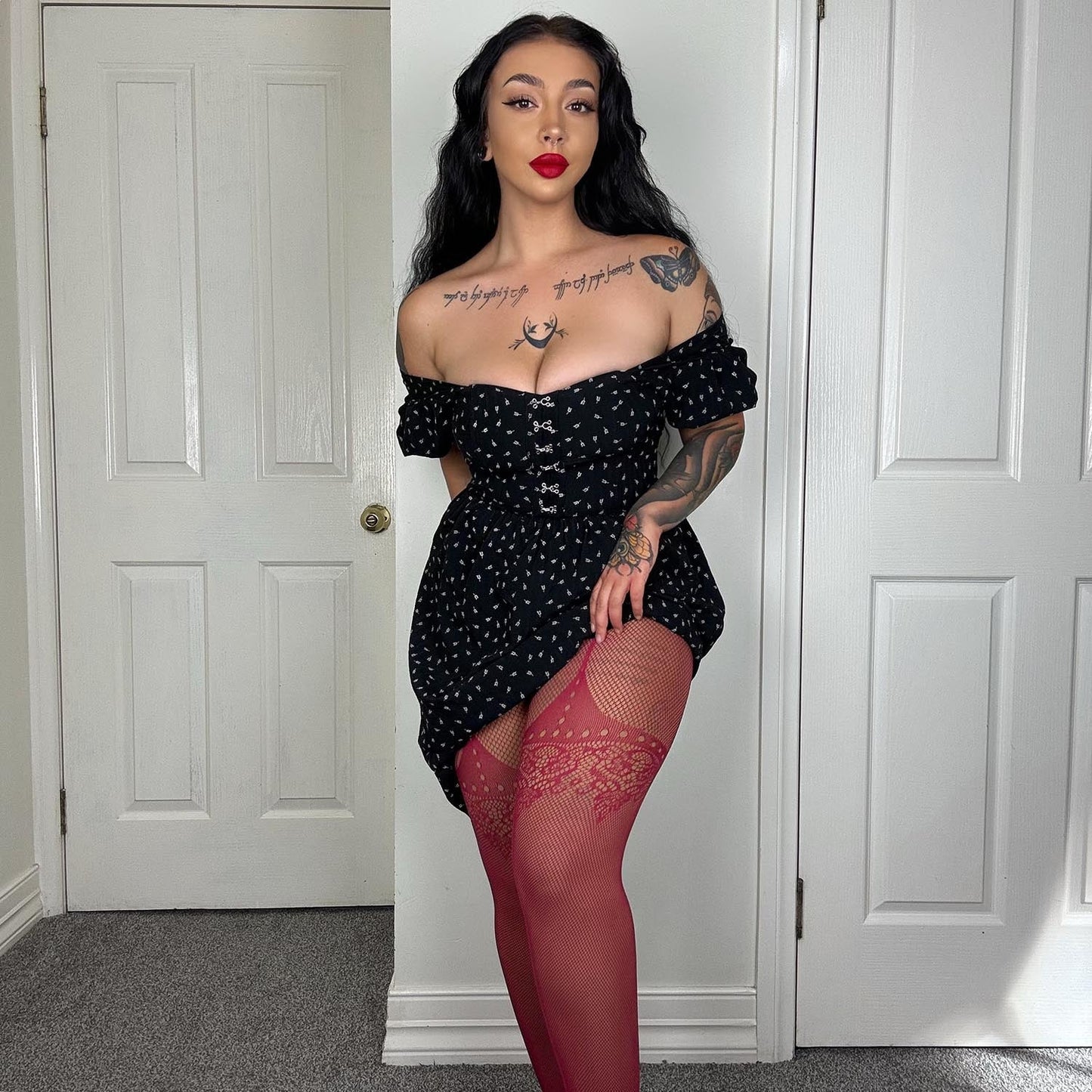 Fishnets - Frank - Blood Red