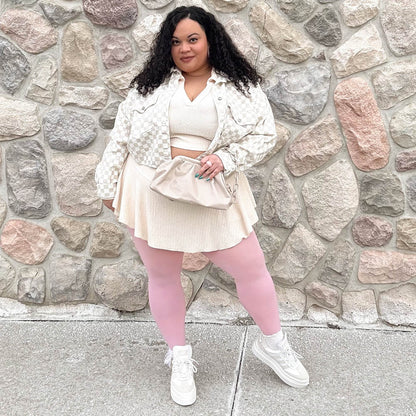 80 Denier Tights - Pétale de Rose