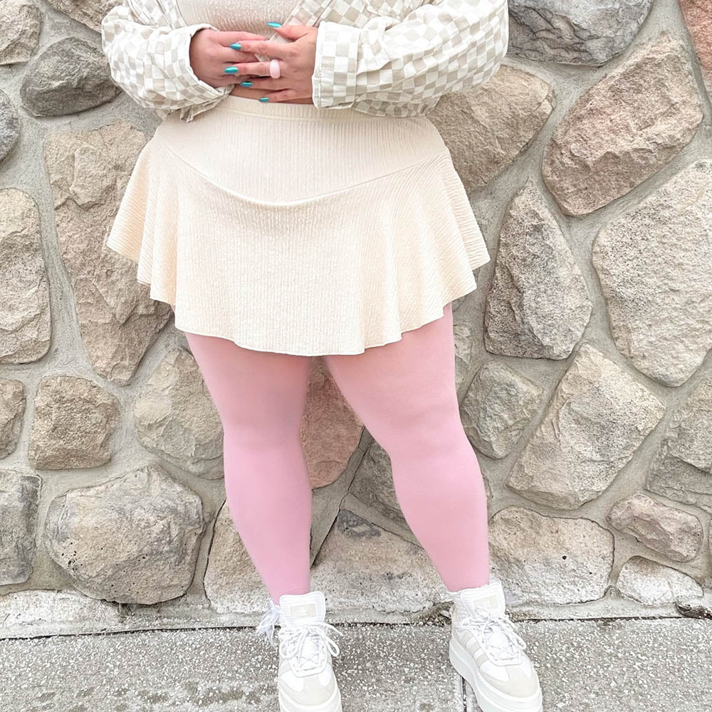 80 Denier Tights - Pétale de Rose