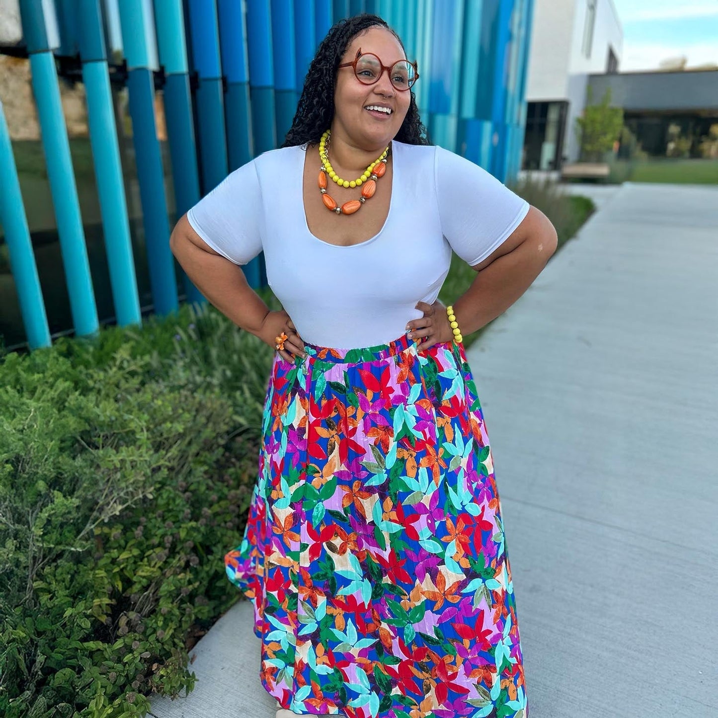 Short Sleeve Cotton Bodysuit - White