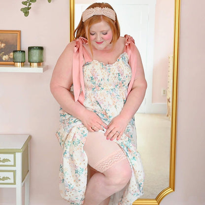 Lace Stay Cool Chub Rub Shorts - Ballet Pink