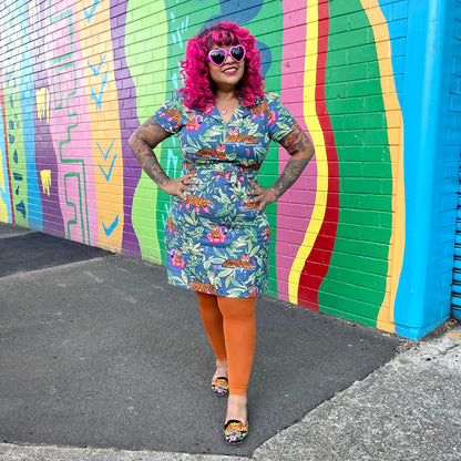 Footless Tights - Toffee Apple