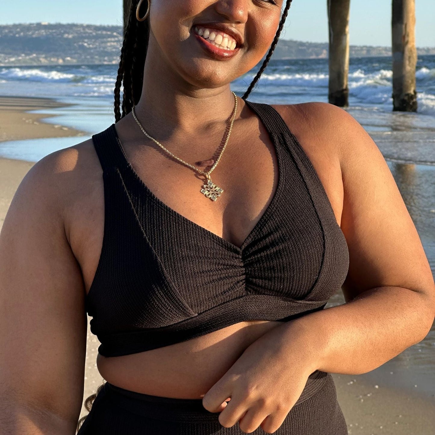 Tidelands Bikini Top - Black