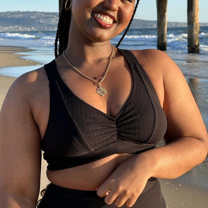 Tidelands Bikini Top - Black