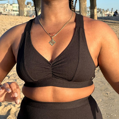 Tidelands Bikini Top - Black