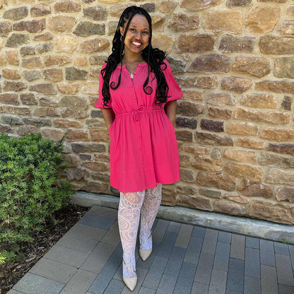 Botanical Fishnets - White