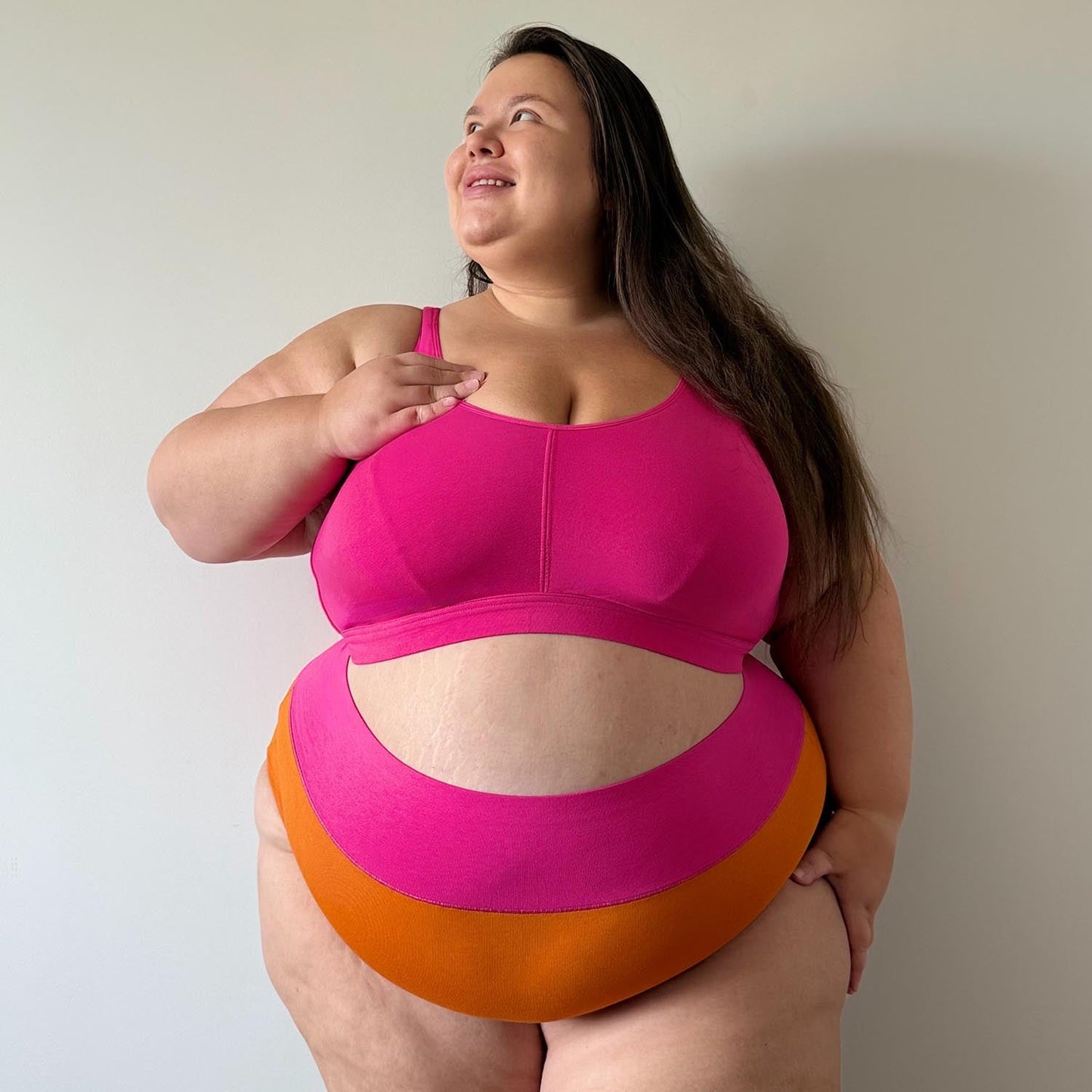 Organic Cotton Full Brief Duo Knickers - Papaya & Barbara