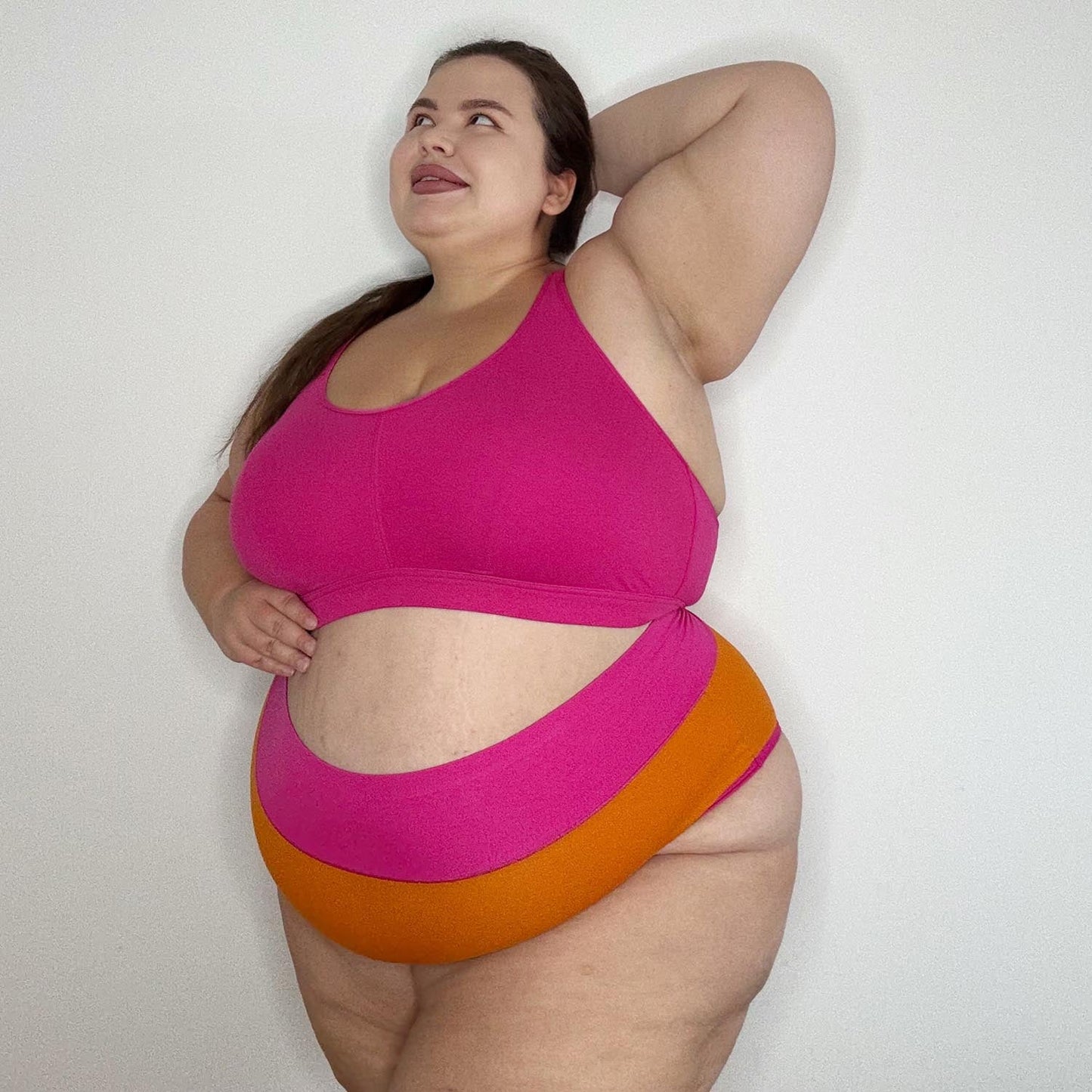 Organic Cotton Full Brief Duo Knickers - Papaya & Barbara