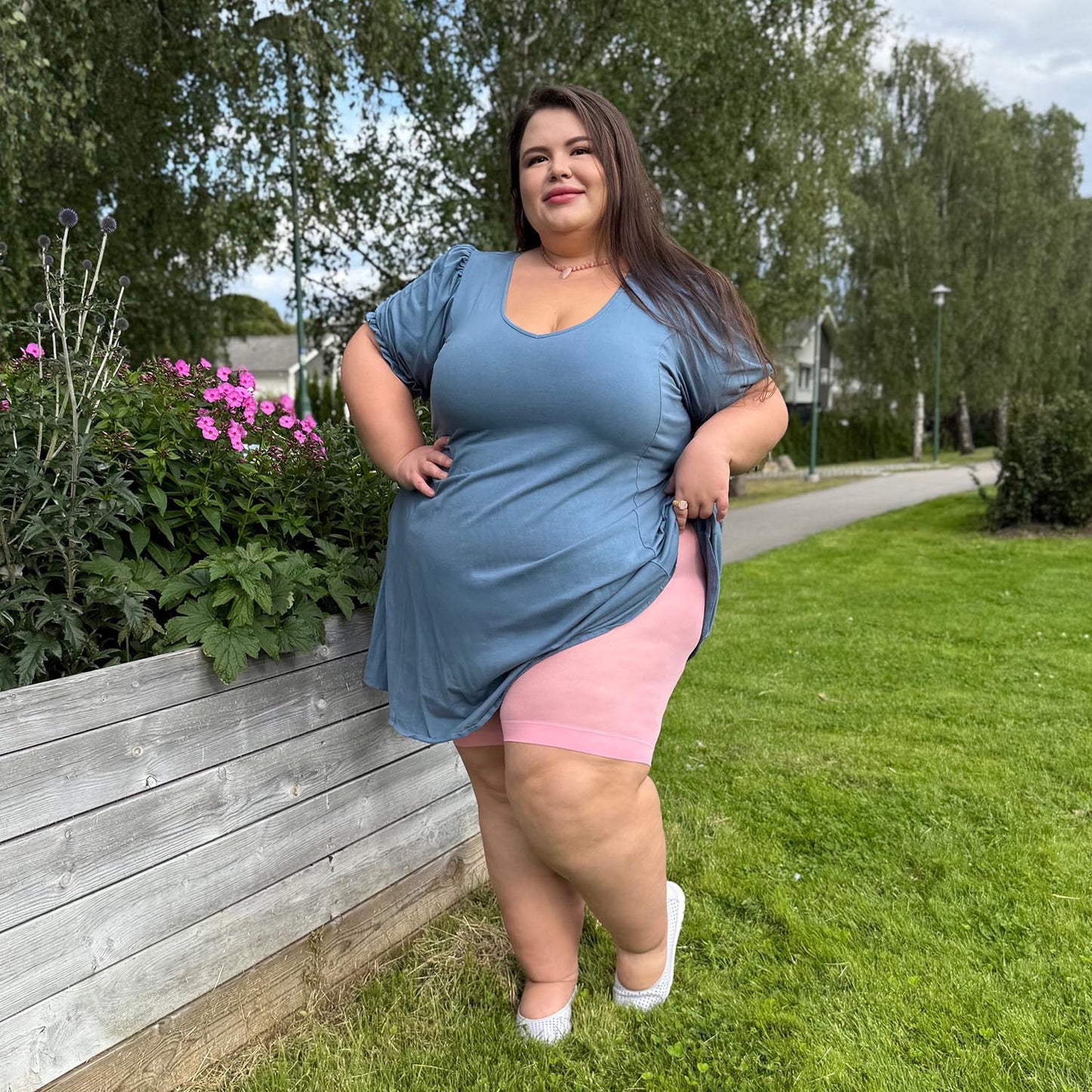 Stay Cool Chub Rub Shorts - Rodeo Drive Pink