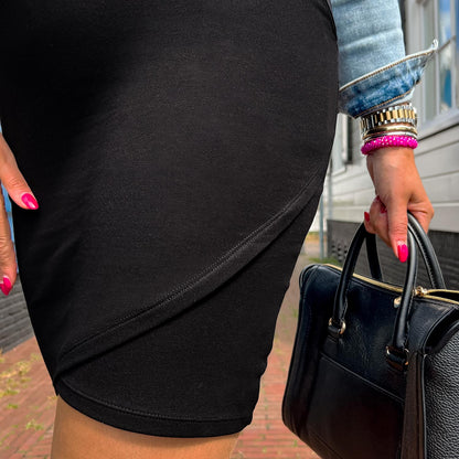 Tulip Mini Skirt - Black