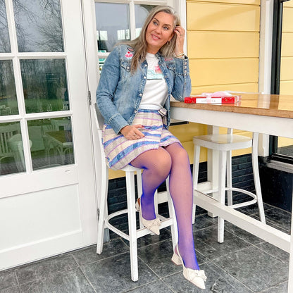 Thighs the Limit Fishnets - Arabesque