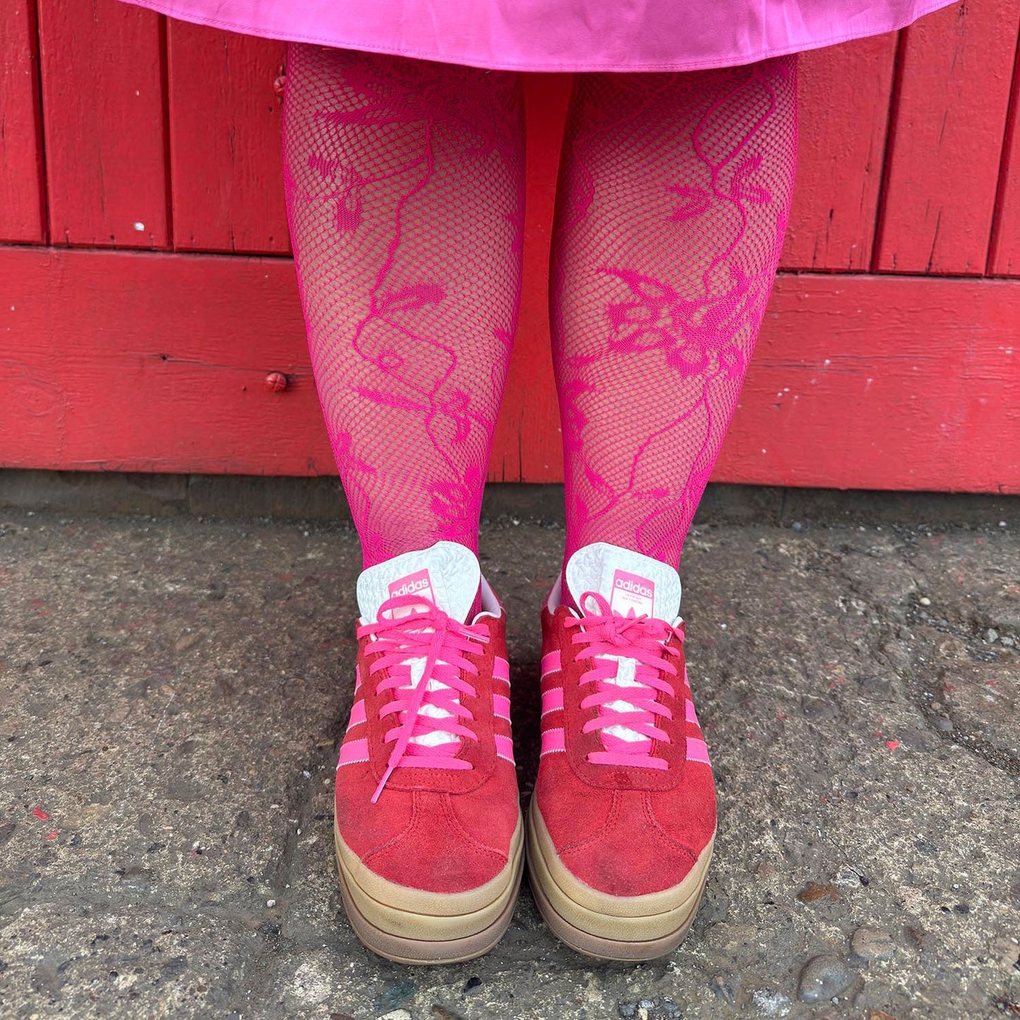 Riff Raff Fishnets - Pomegranate