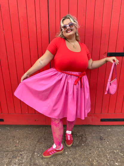 Riff Raff Fishnets - Pomegranate