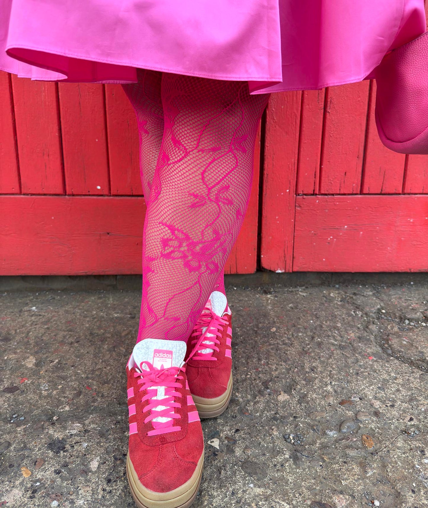 Riff Raff Fishnets - Pomegranate