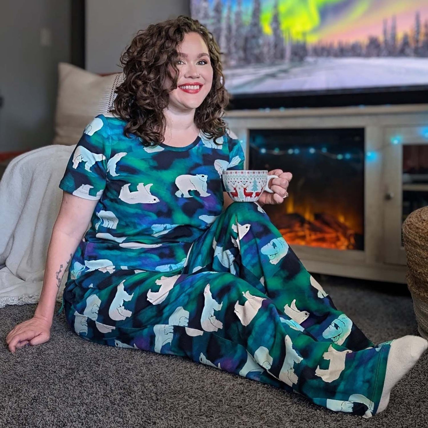 Organic Cotton PJ Bottoms - Polar Bears