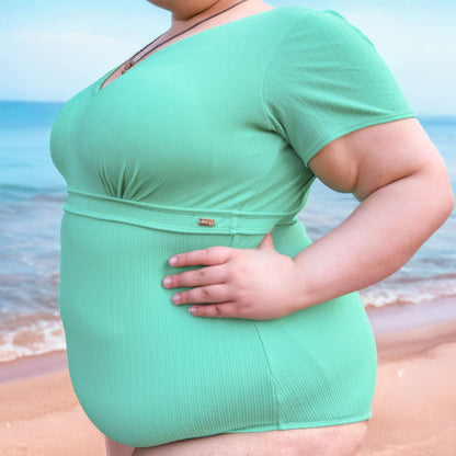 You Got To Yell Swimsuit - Mint