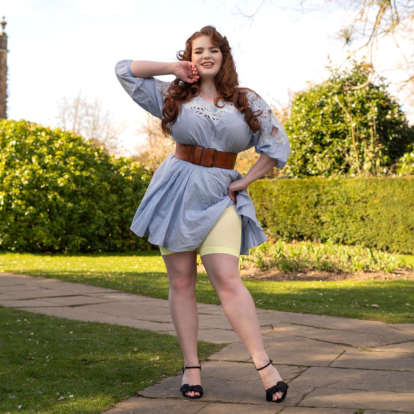 Stay Cool Chub Rub Shorts - Primrose