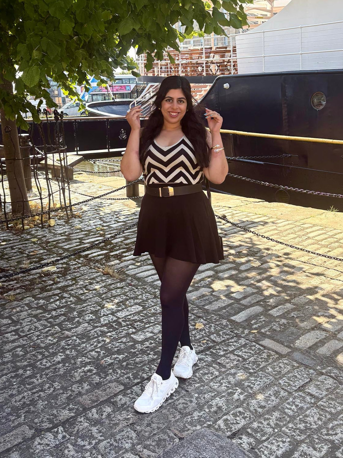 Stay Cool 80 Denier Tights - Black