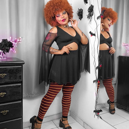 Cinnabar Footless Tights - Arctinae