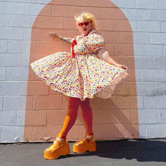 Footless Tights - Toffee Apple