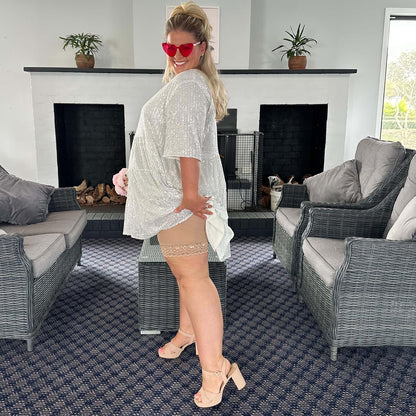 Lace Stay Cool Chub Rub Shorts - Blissful