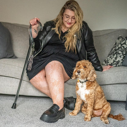 Hot Patootie Fishnets - Mocha Mousse