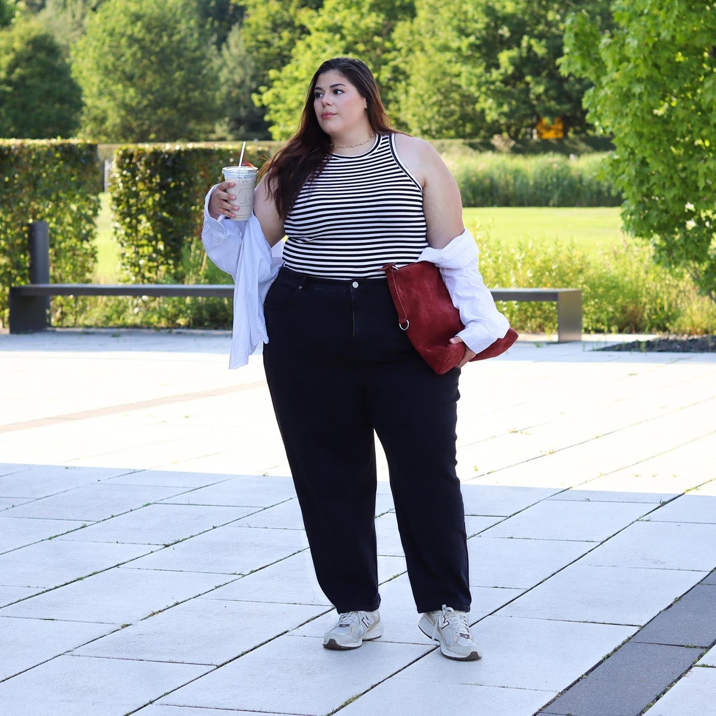 Organic Mom Jeans - Black Sea