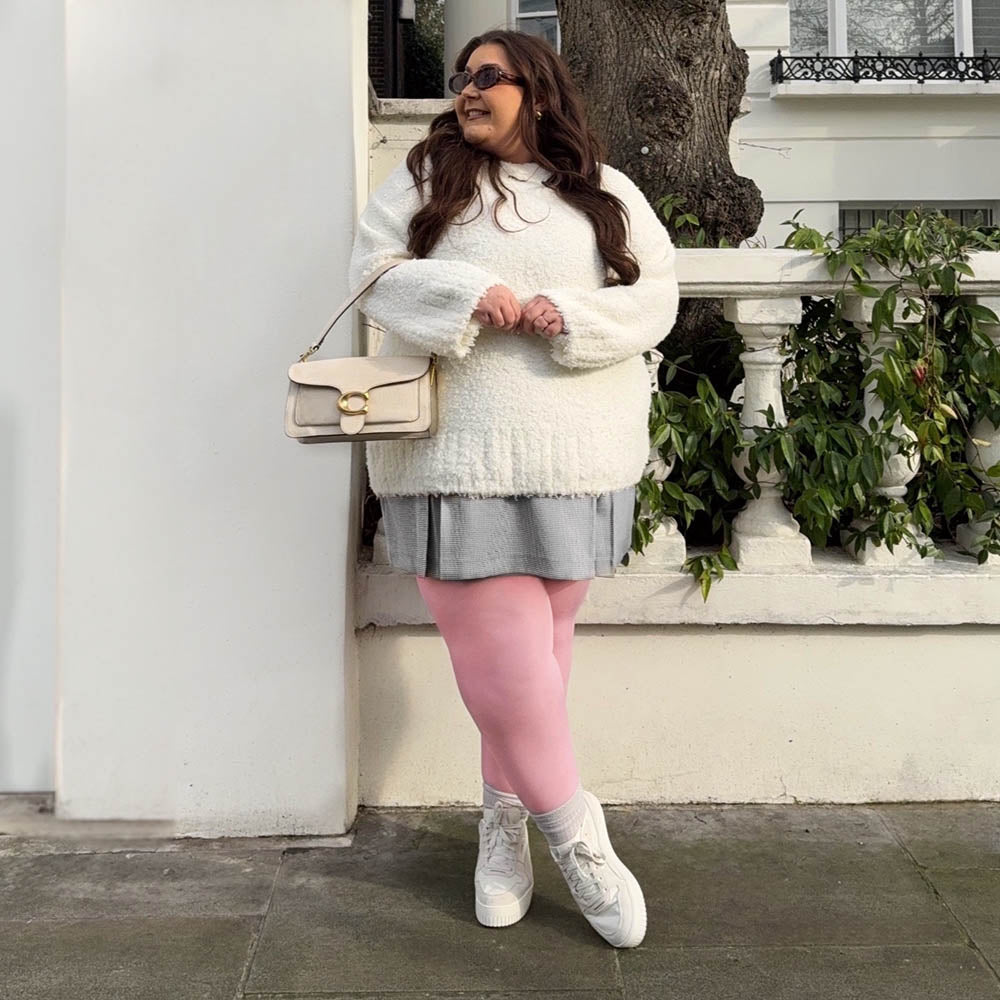 80 Denier Tights - Pétale de Rose