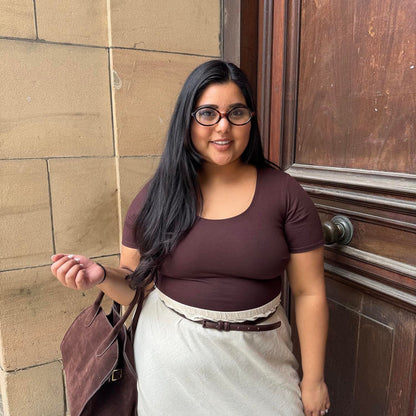 Short Sleeve Cotton Bodysuit - Harmonious