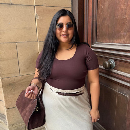 Short Sleeve Cotton Bodysuit - Harmonious