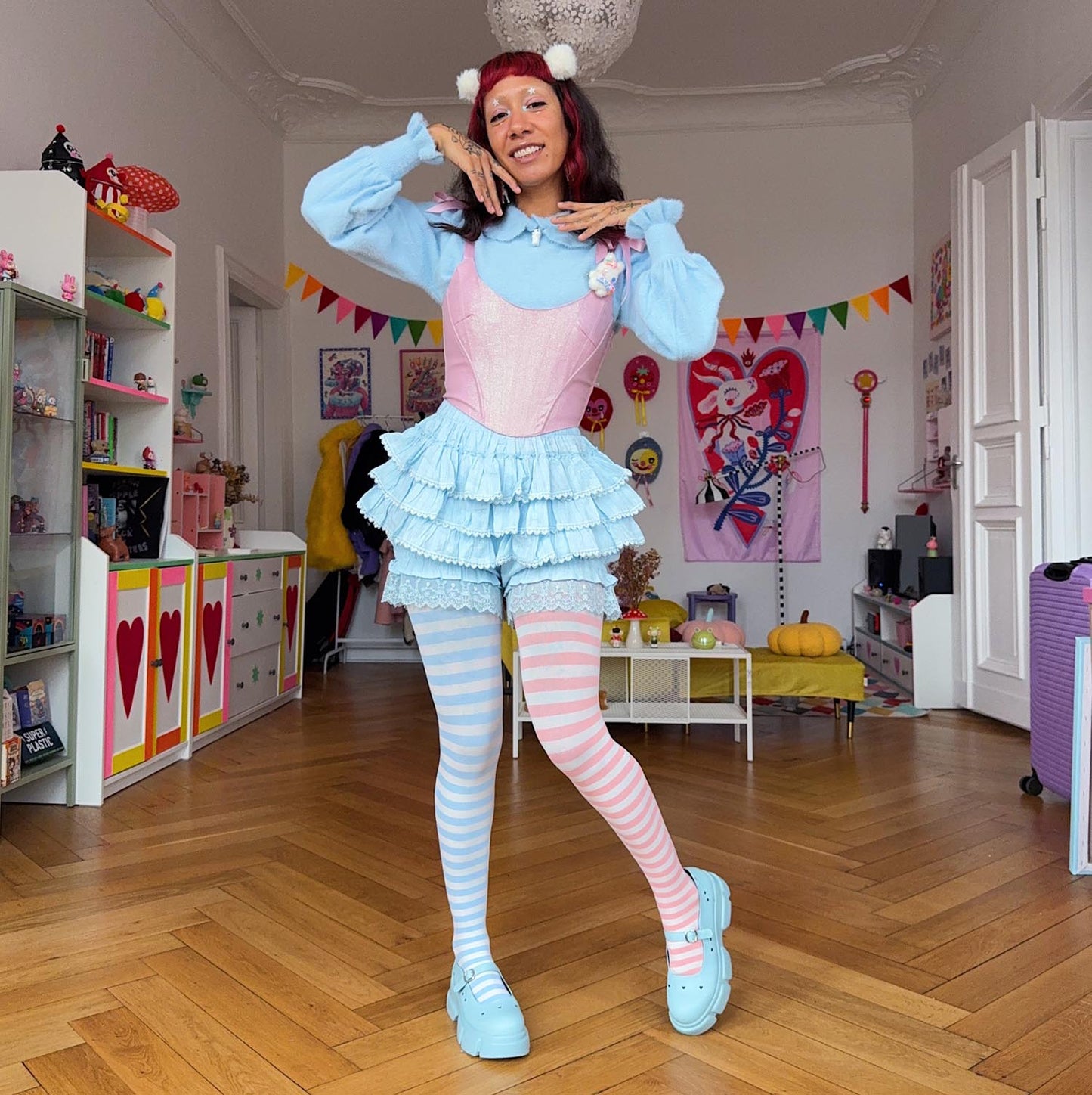 Duo Tights - Blush Breeze