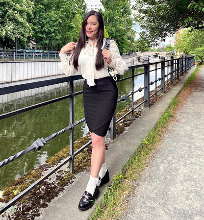 Tulip Mini Skirt - Black