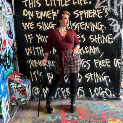 Plaid Mini Skirt - Bonnie