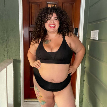 Full Brief Knickers - 3 Pairs in Black