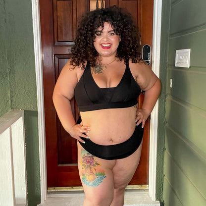 Full Brief Knickers - 3 Pairs in Black