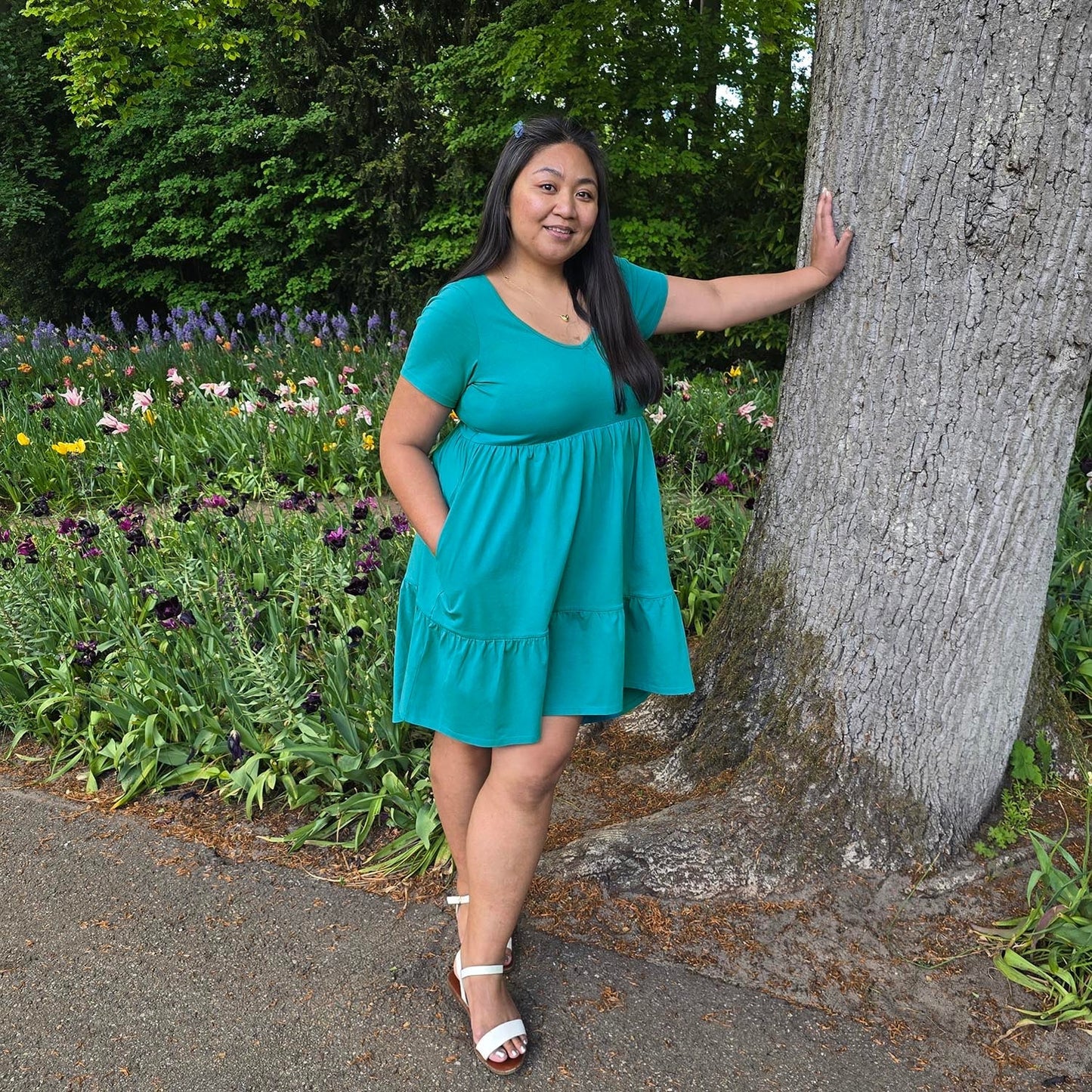 Tiered Mini Dress - Beach Bum