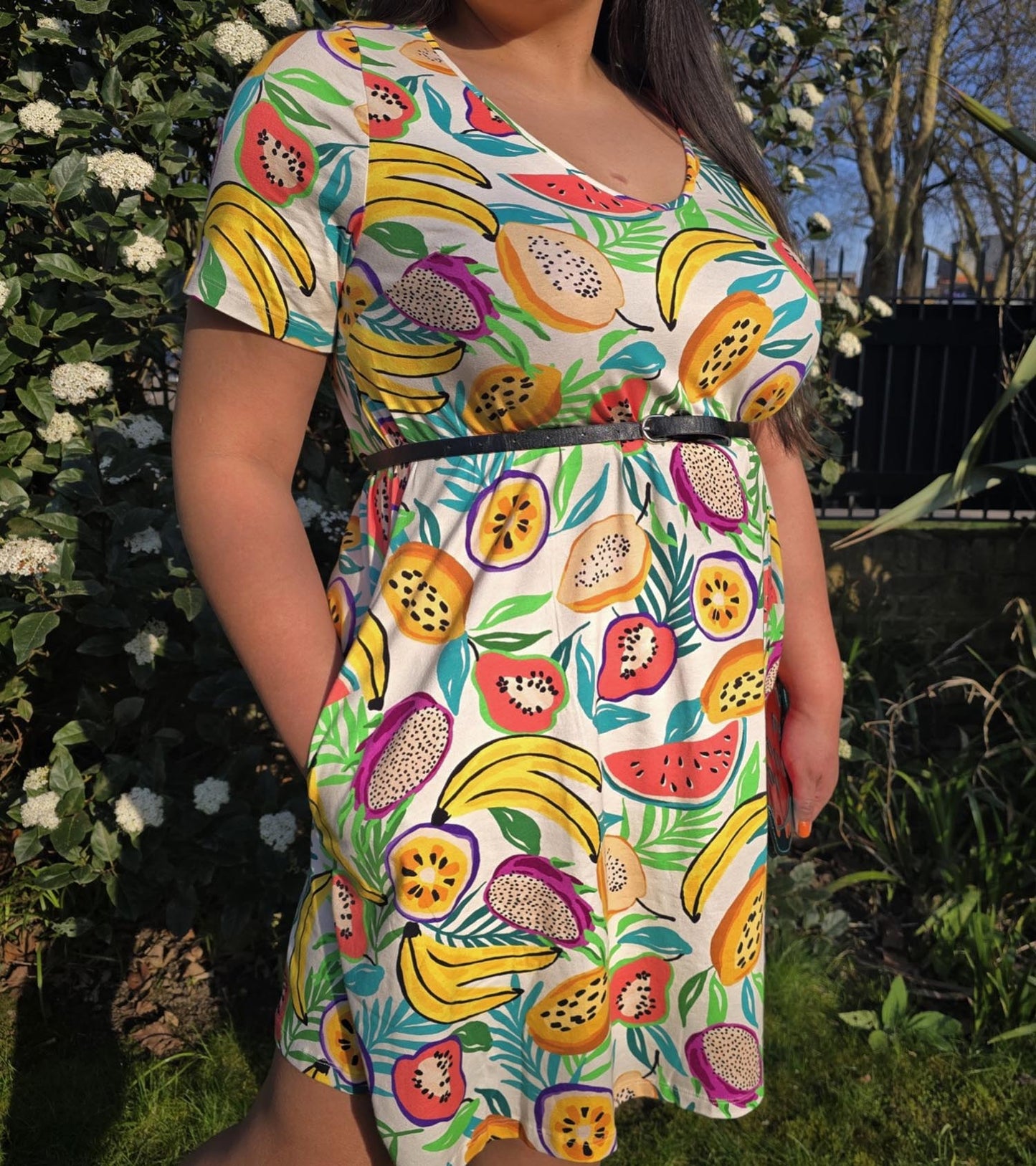 Organic Club Tropicana Day/Nightdress With Sleeves