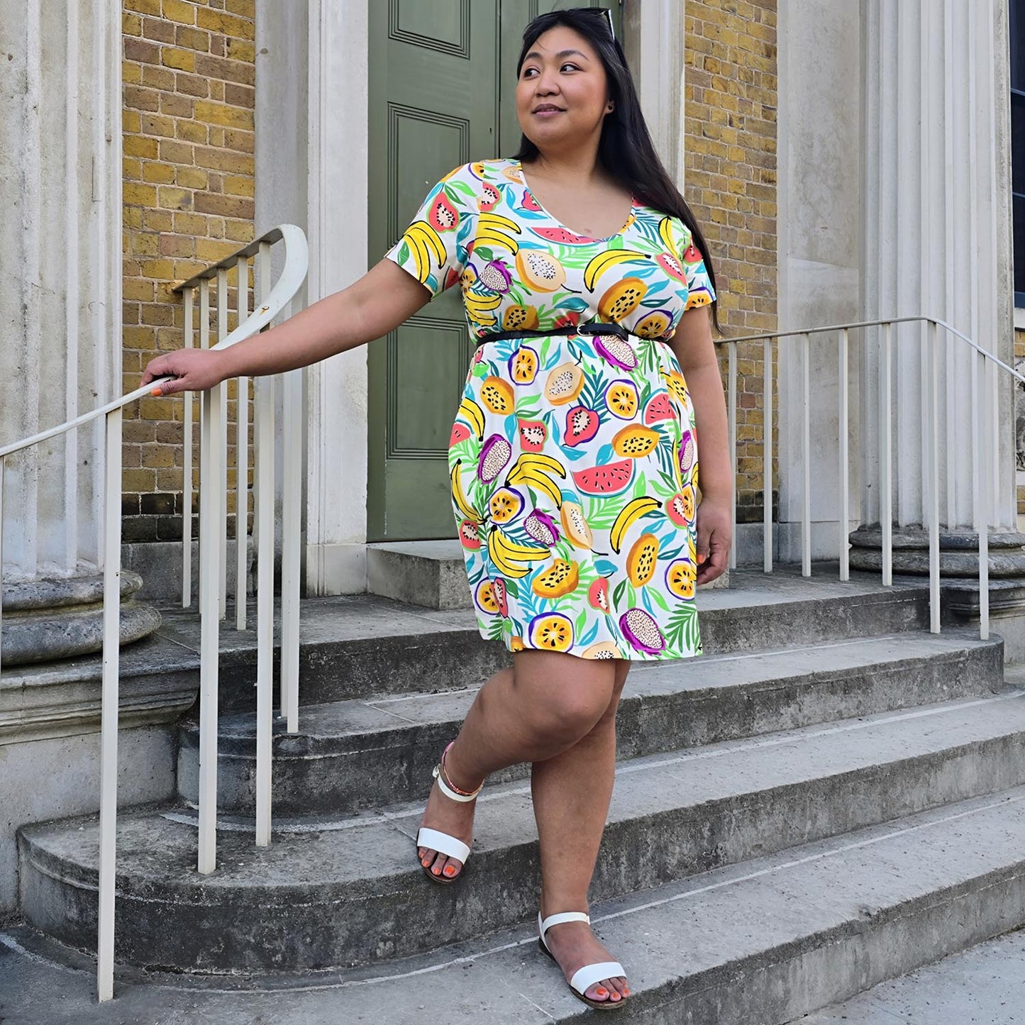 Organic Club Tropicana Day/Nightdress With Sleeves