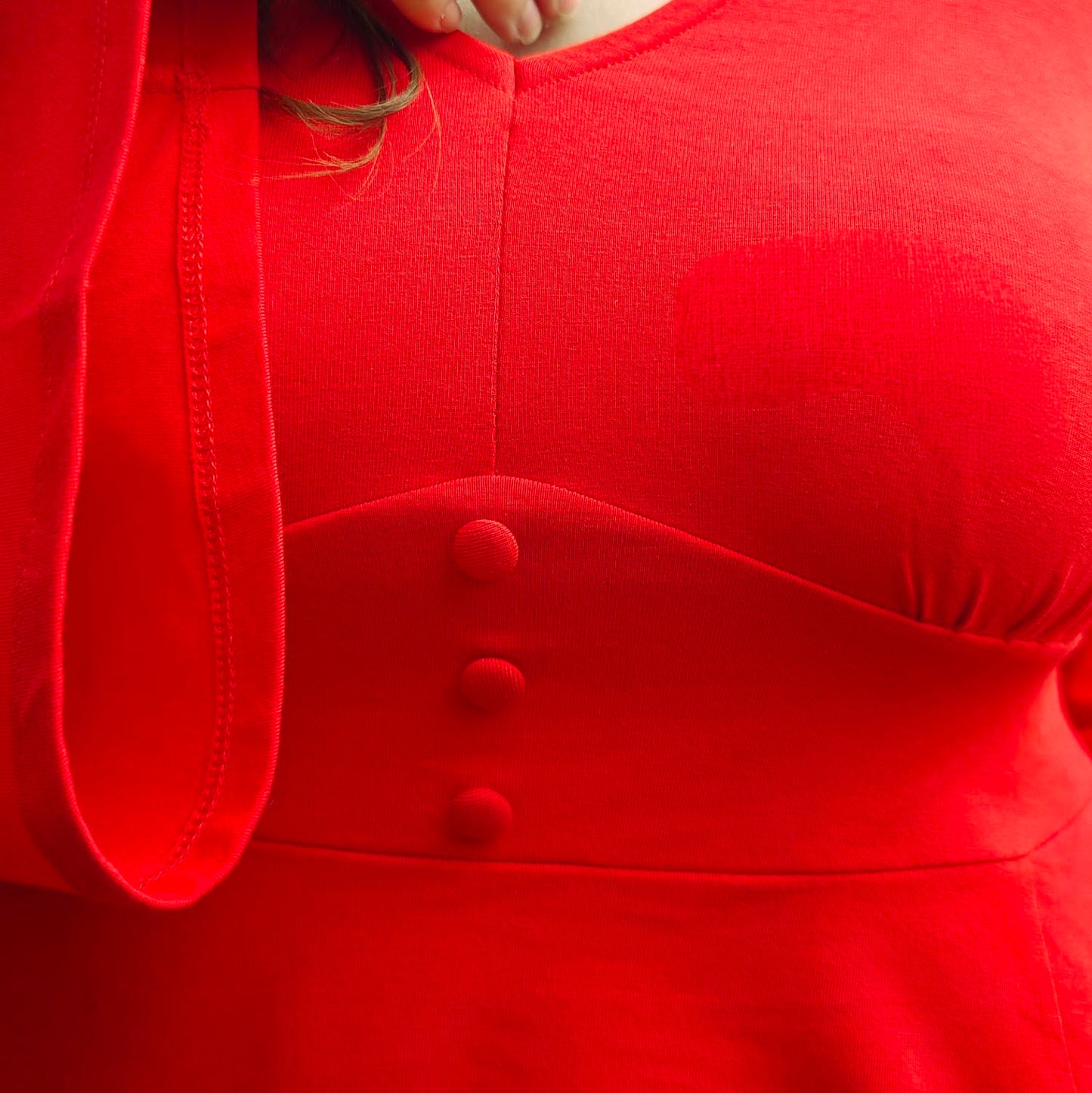 Bell Sleeve Mini Dress - Sangria