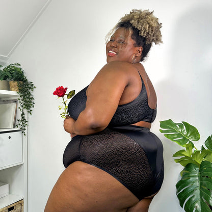 Organic Cotton Full Brief Knickers - Leopard