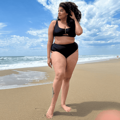 Hasta La Vista Bikini Bottoms - Black