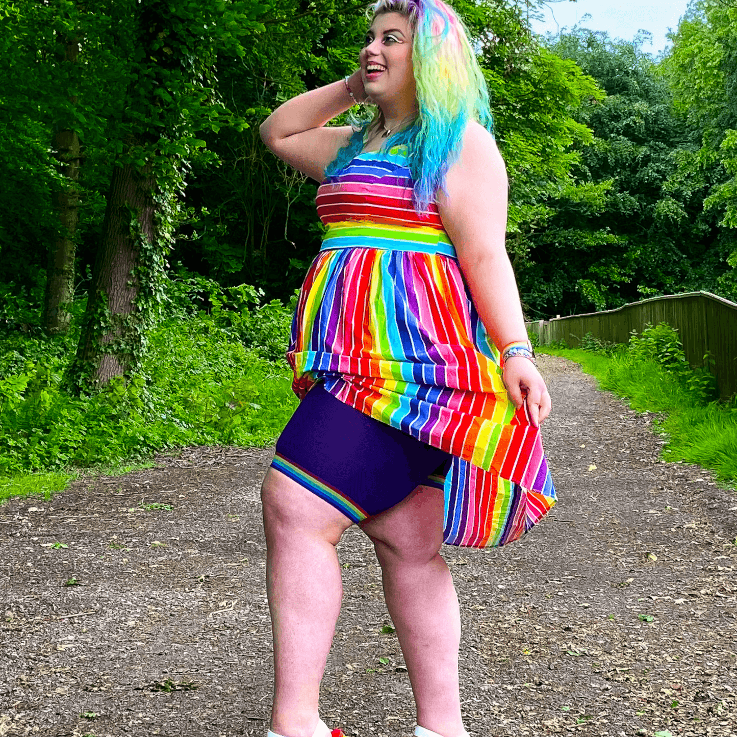 Stay Cool Chub Rub Shorts - Pride - Human Nature