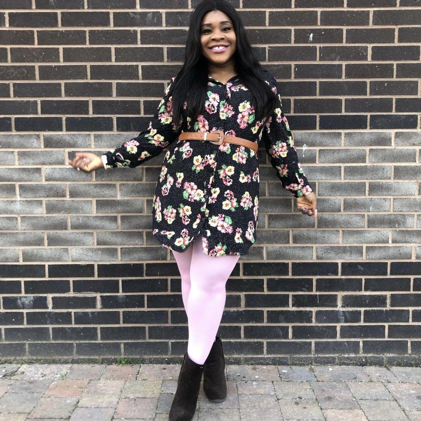 80 Denier Tights - Pétale de Rose